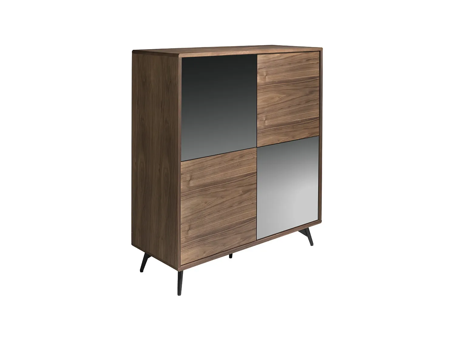 Buffet et portes en verre noir 3059 ANGEL CERDA