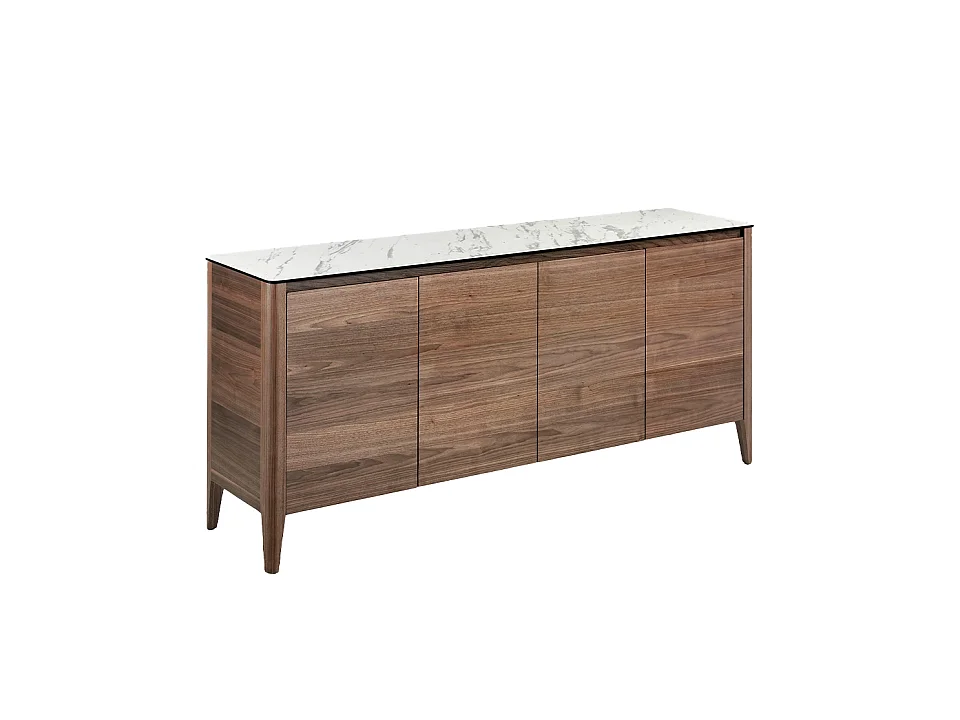 Dressoir van porselein en walnoot 3080 ANGEL CERDA