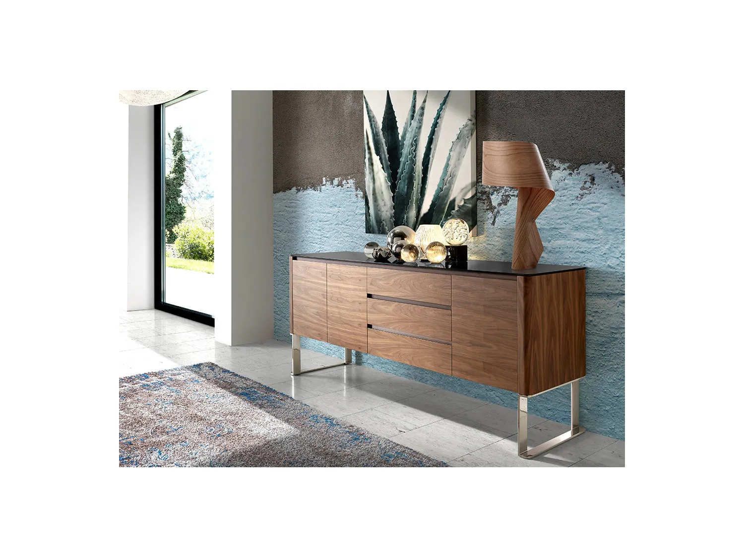 Sideboard aus Nussbaumholz   3060 ANGEL CERDA