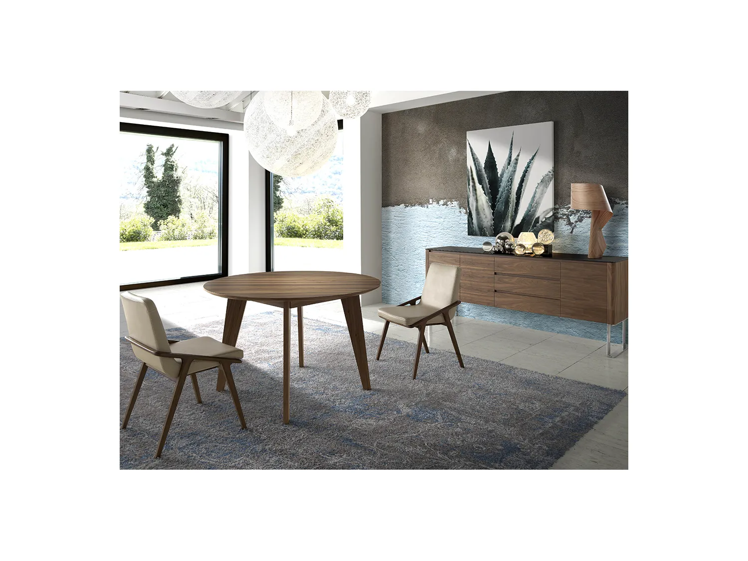 Sideboard aus Nussbaumholz   3060 ANGEL CERDA