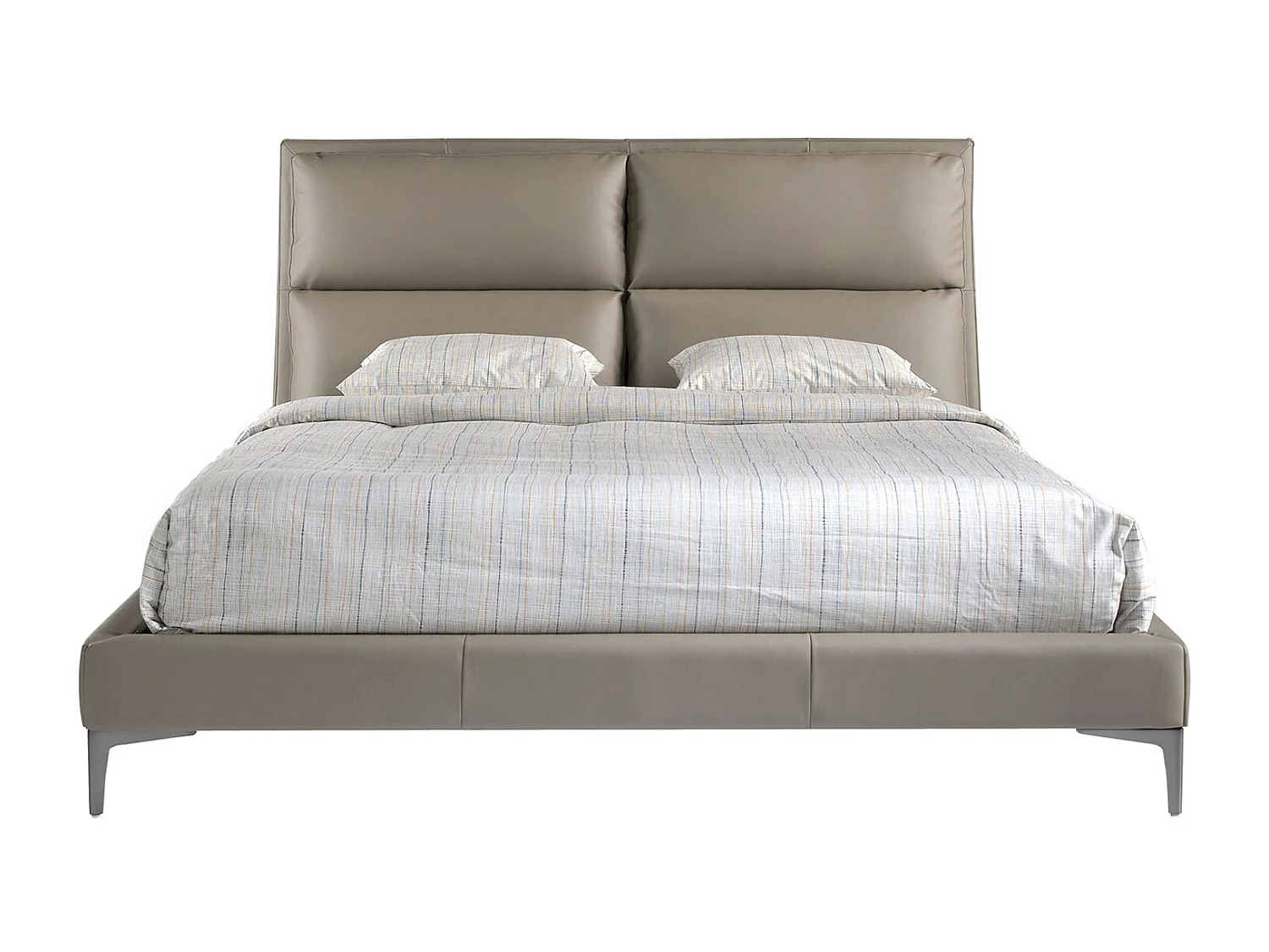 Lit en similicuir couleur vison 7014 ANGEL CERDA