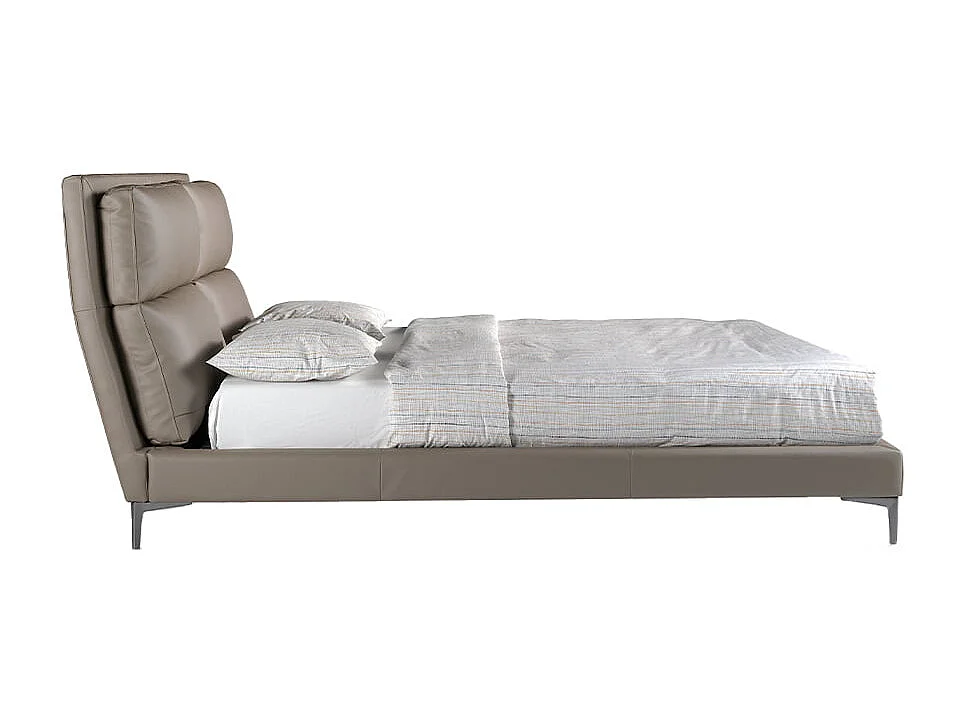 Lit en similicuir couleur vison 7014 ANGEL CERDA