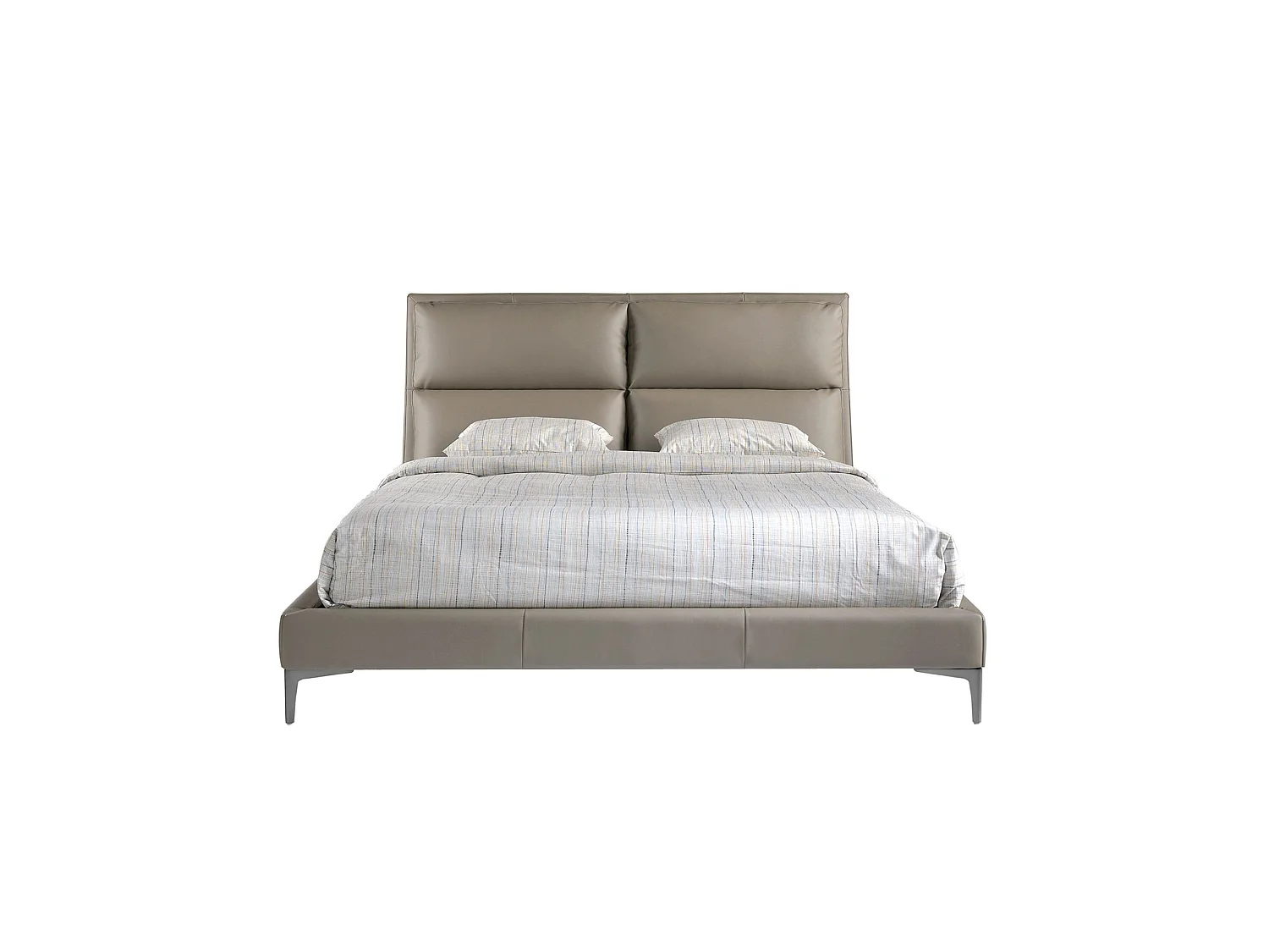 Nerzfarbenes Kunstlederbett 7014 ANGEL CERDA