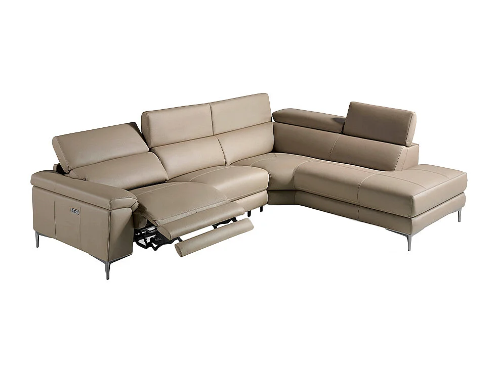 Relax chaise longue bank rechts in nertsleer 6043 ANGEL CERDA
