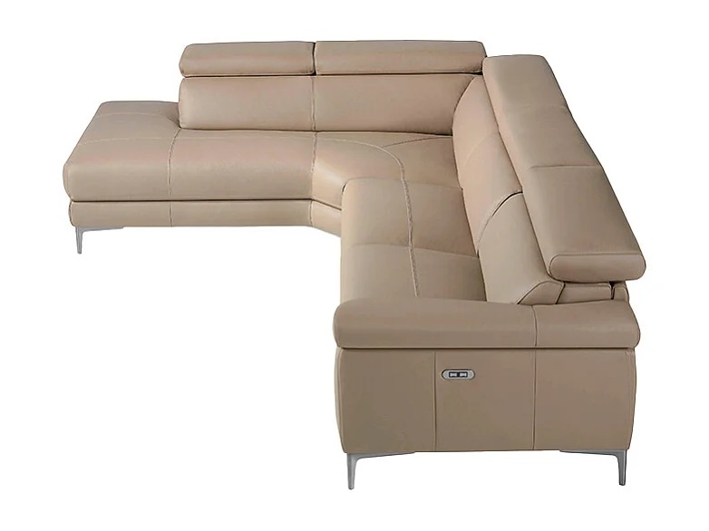 Canapé d'angle en cuir avec relax 6042 ANGEL CERDA