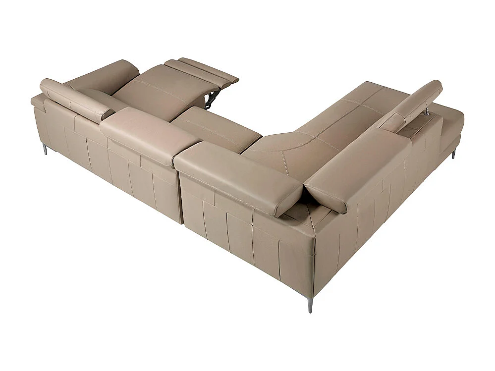 Divano relax chaise longue sinistra in pelle di visone 6042 ANGEL CERDA