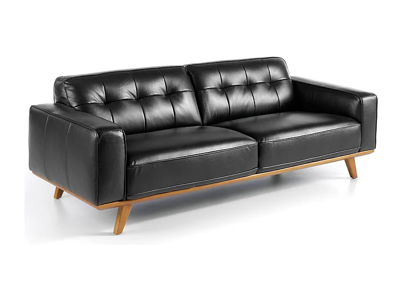 Canapé 3 places en cuir capitonné 6031 ANGEL CERDA