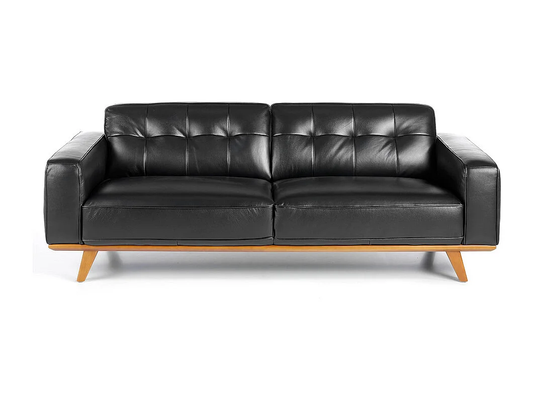 Divano 3 posti rivestito in pelle capitonné   6031 ANGEL CERDA