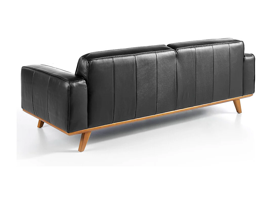 Divano 3 posti rivestito in pelle capitonné   6031 ANGEL CERDA