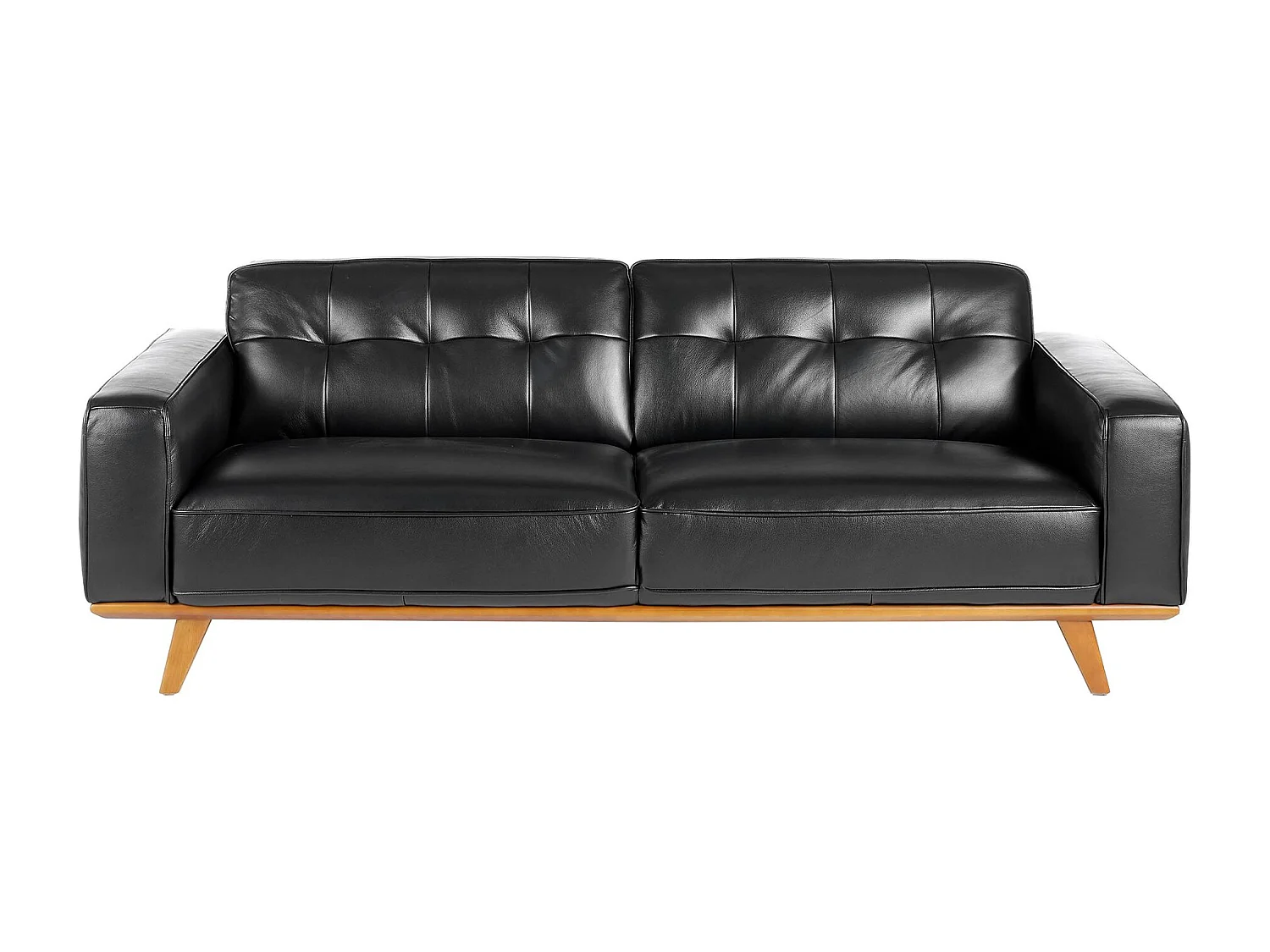 Canapé 3 places Chester en cuir noir 6031 ANGEL CERDA