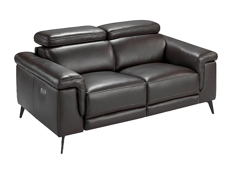 2-zitsbank bruin leer relaxmechanismen 6050 ANGEL CERDA