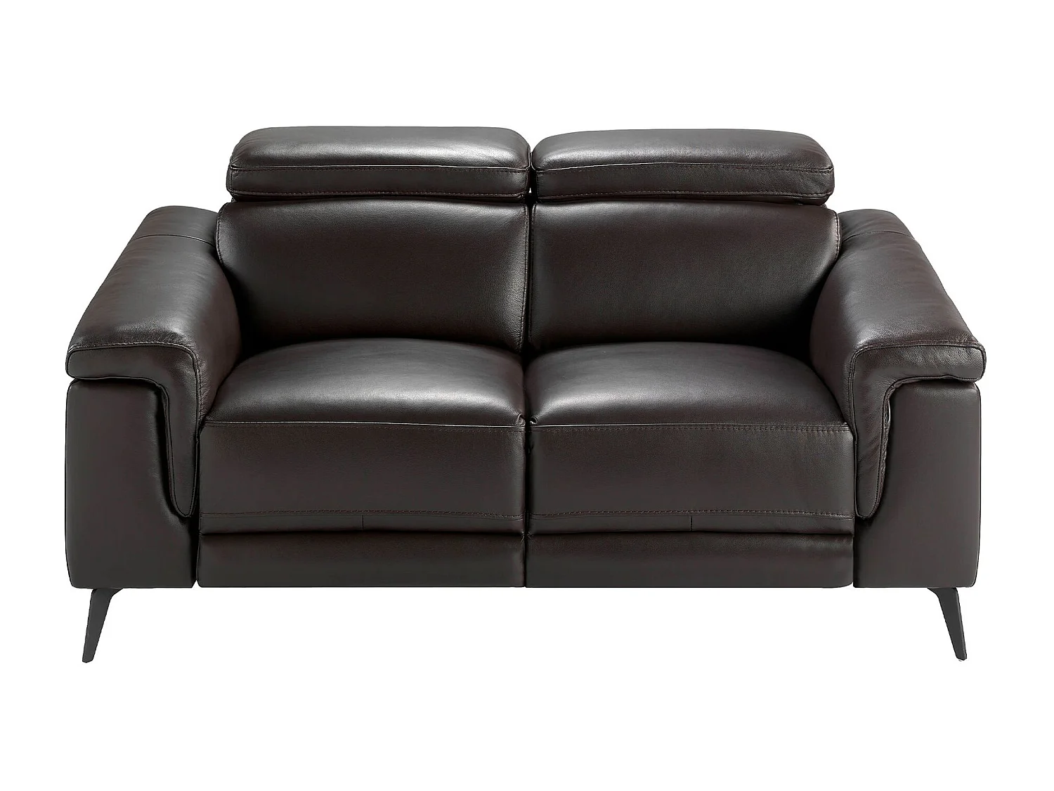 Divano relax a 2 posti in pelle marrone cioccolato 6050 ANGEL CERDA