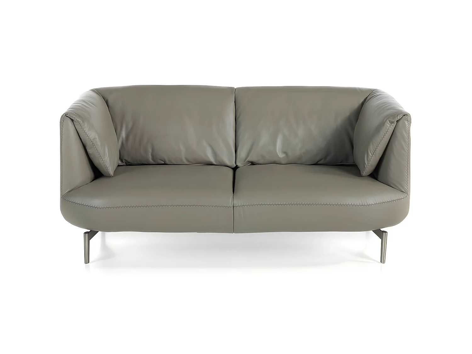 2 zits bank grijs rundleder 6036 ANGEL CERDA