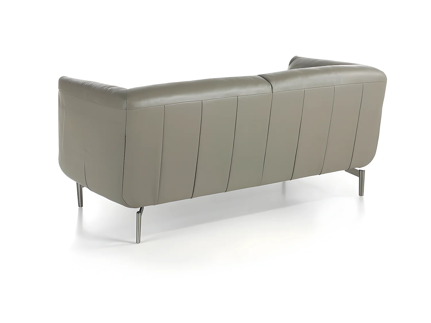 2 zits bank grijs rundleder 6036 ANGEL CERDA