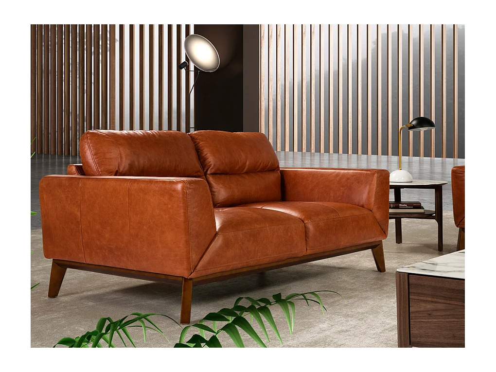 3-Sitzer-Sofa aus Büffel-Rindsleder 6047 ANGEL CERDA