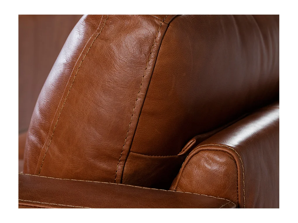 3-Sitzer-Sofa aus Büffel-Rindsleder 6047 ANGEL CERDA