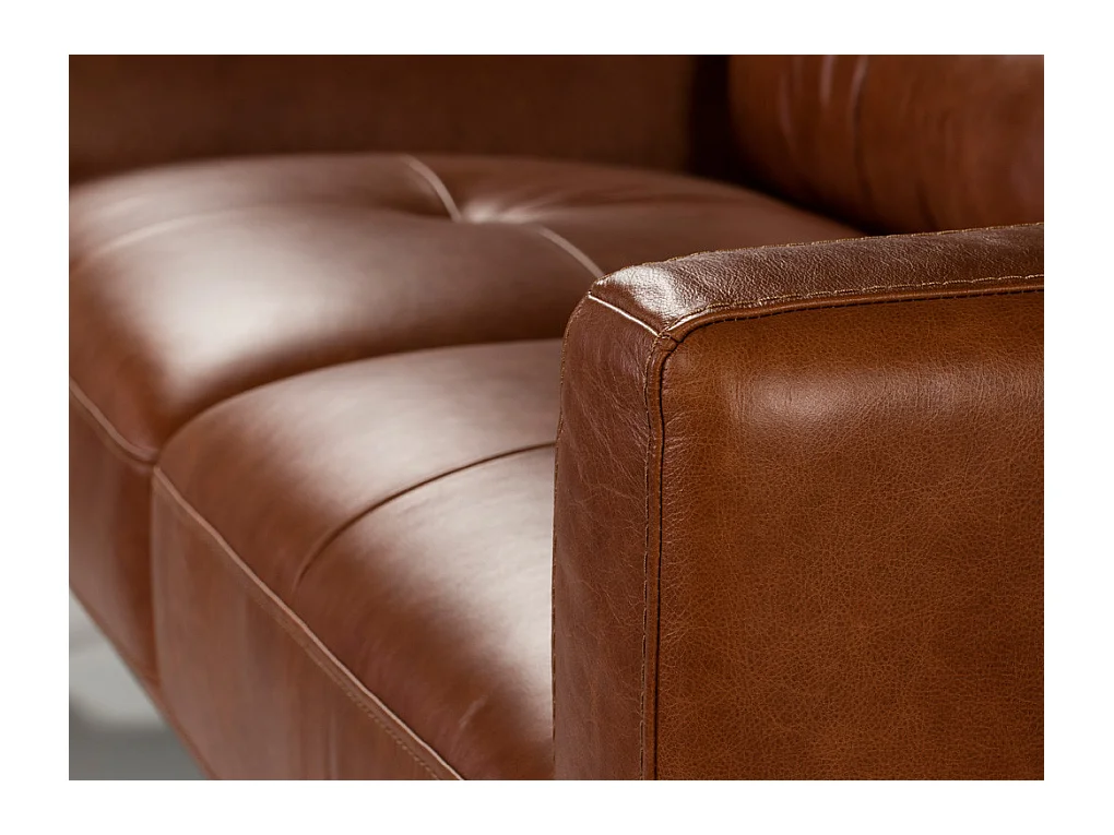 3-Sitzer-Sofa aus Büffel-Rindsleder 6047 ANGEL CERDA