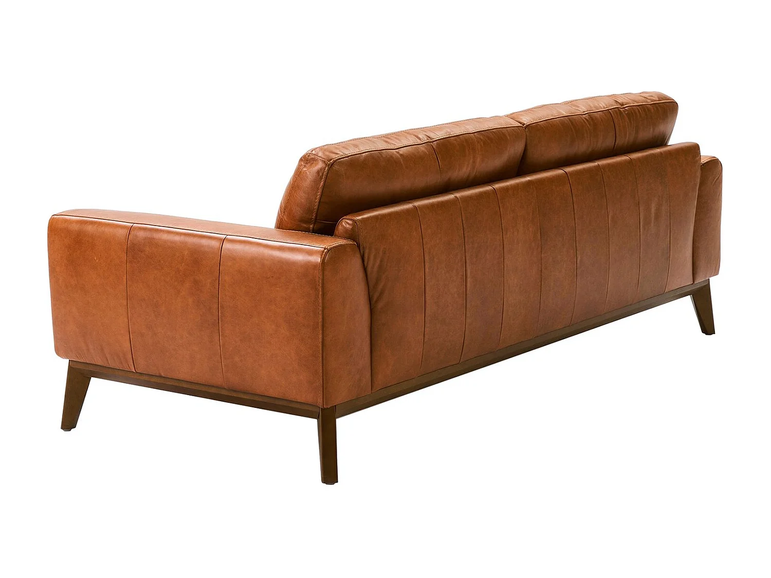 Divano a 3 posti in pelle marrone 6047 ANGEL CERDA