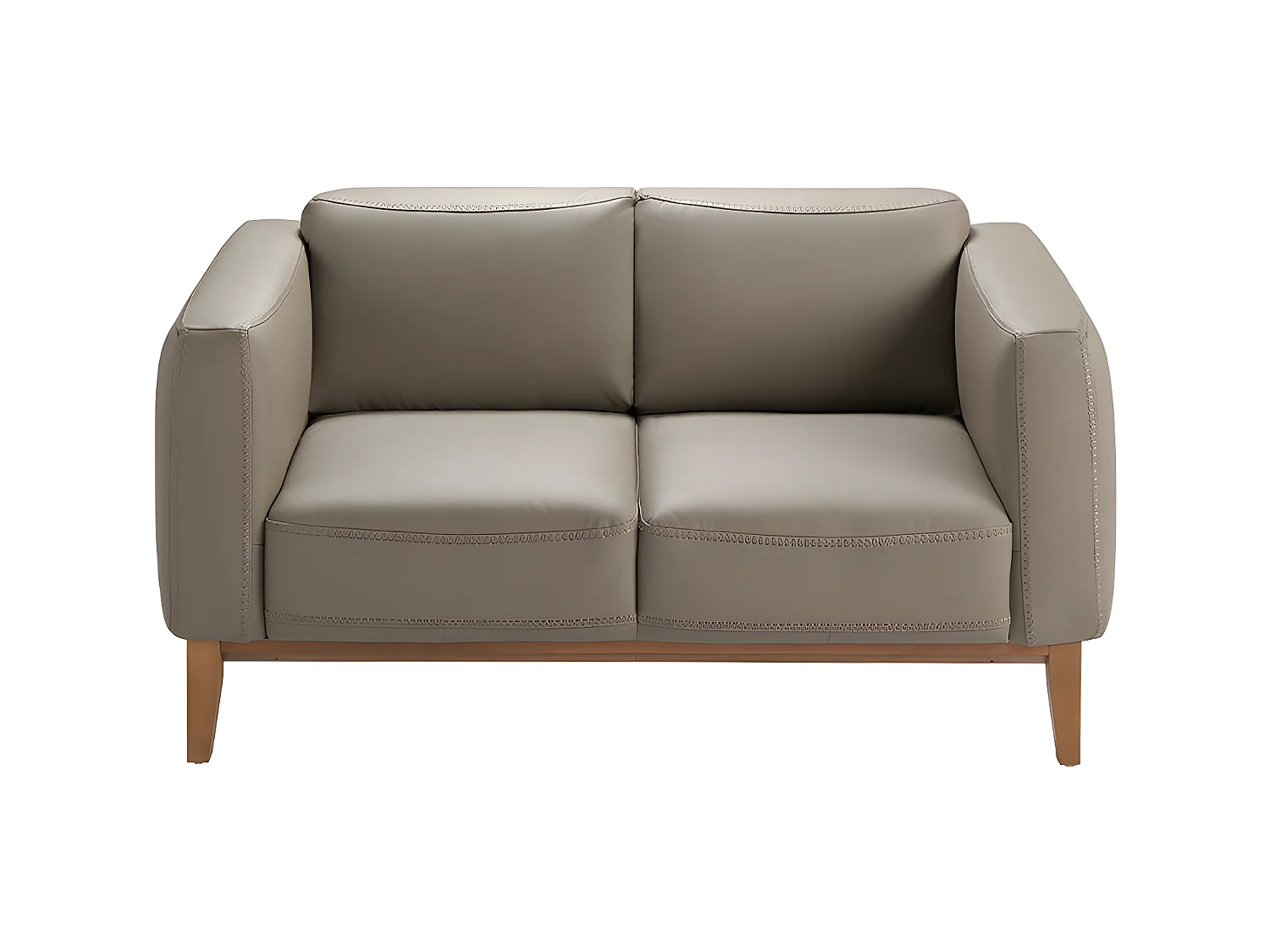 Canapé 2 places en cuir vison 6028 ANGEL CERDA