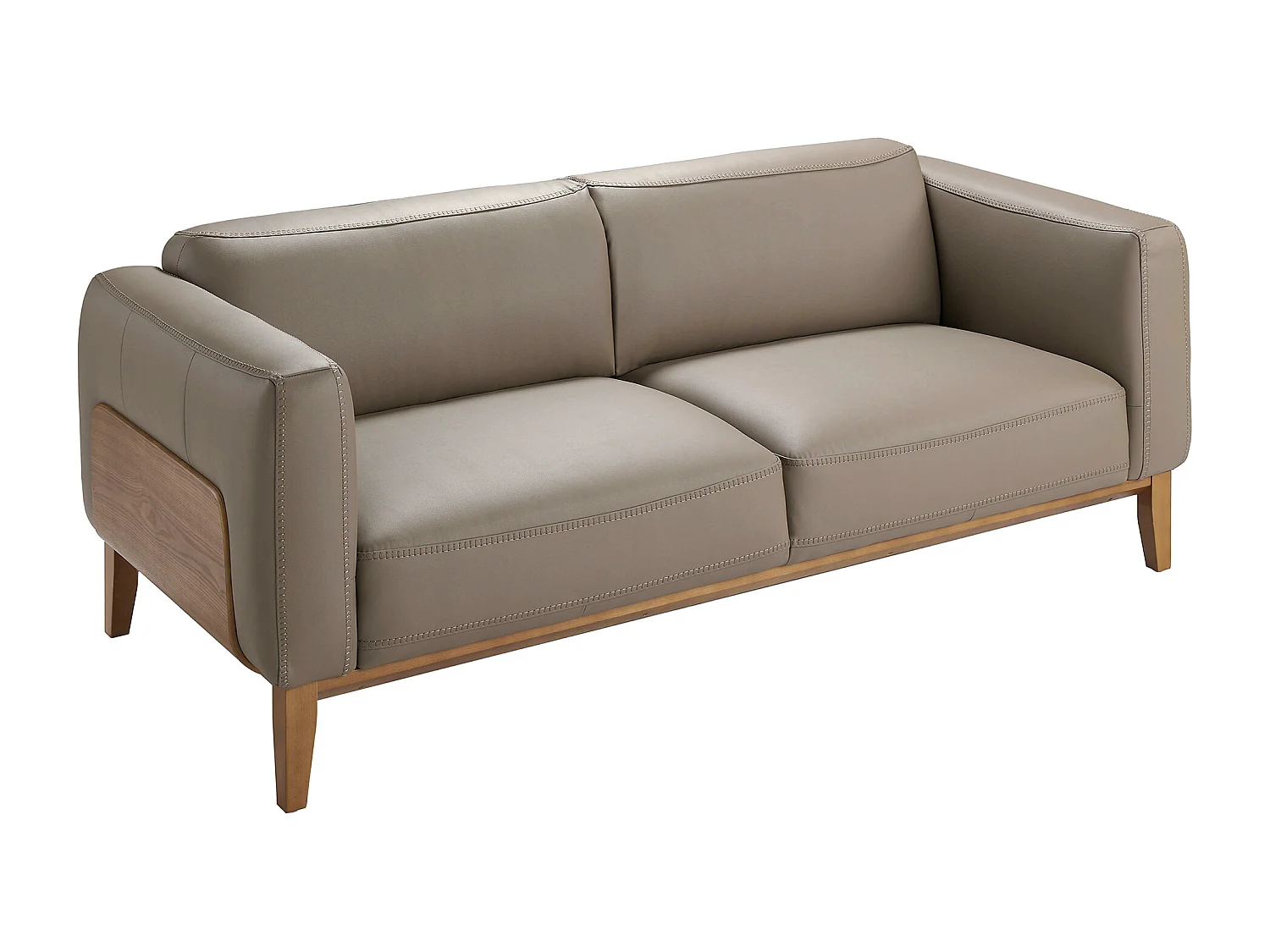 Canapé 3 places et bois de noyer 6029 ANGEL CERDA