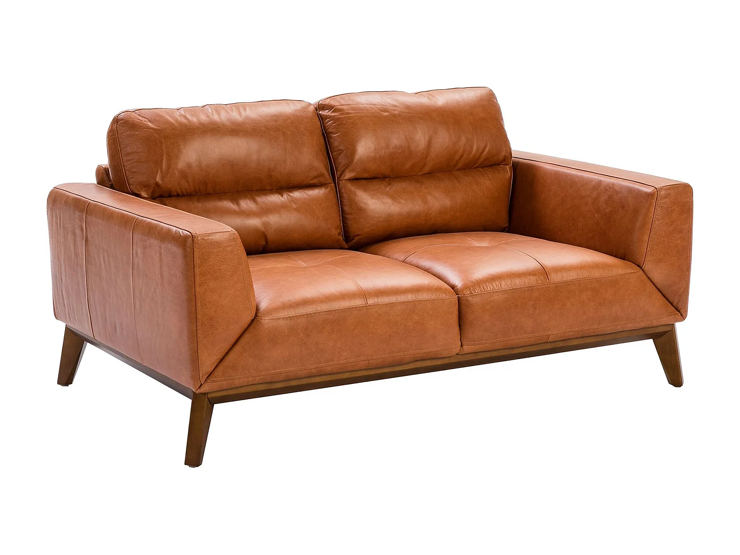 2-zitsbank in bruin leer 6046 ANGEL CERDA