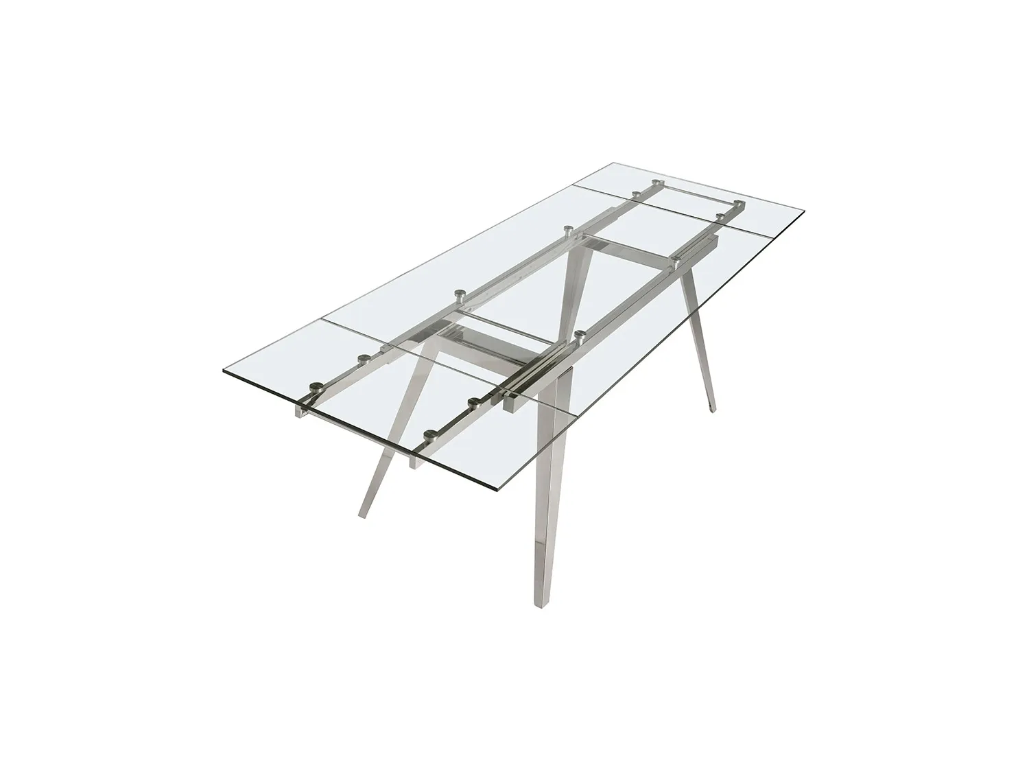 Table manger extensible en verre trempé 1005 ANGEL CERDA