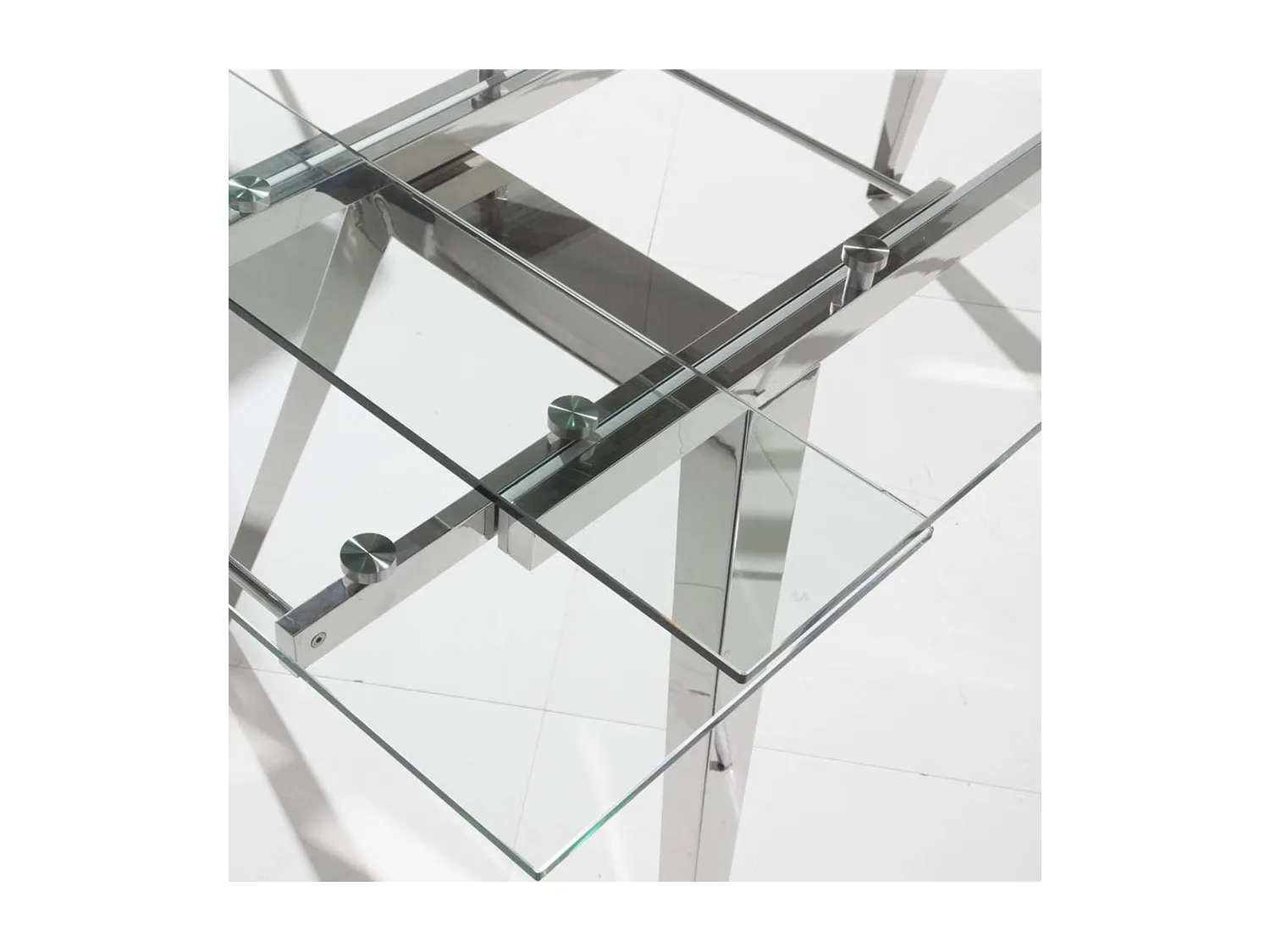 Table manger extensible en verre trempé 1005 ANGEL CERDA
