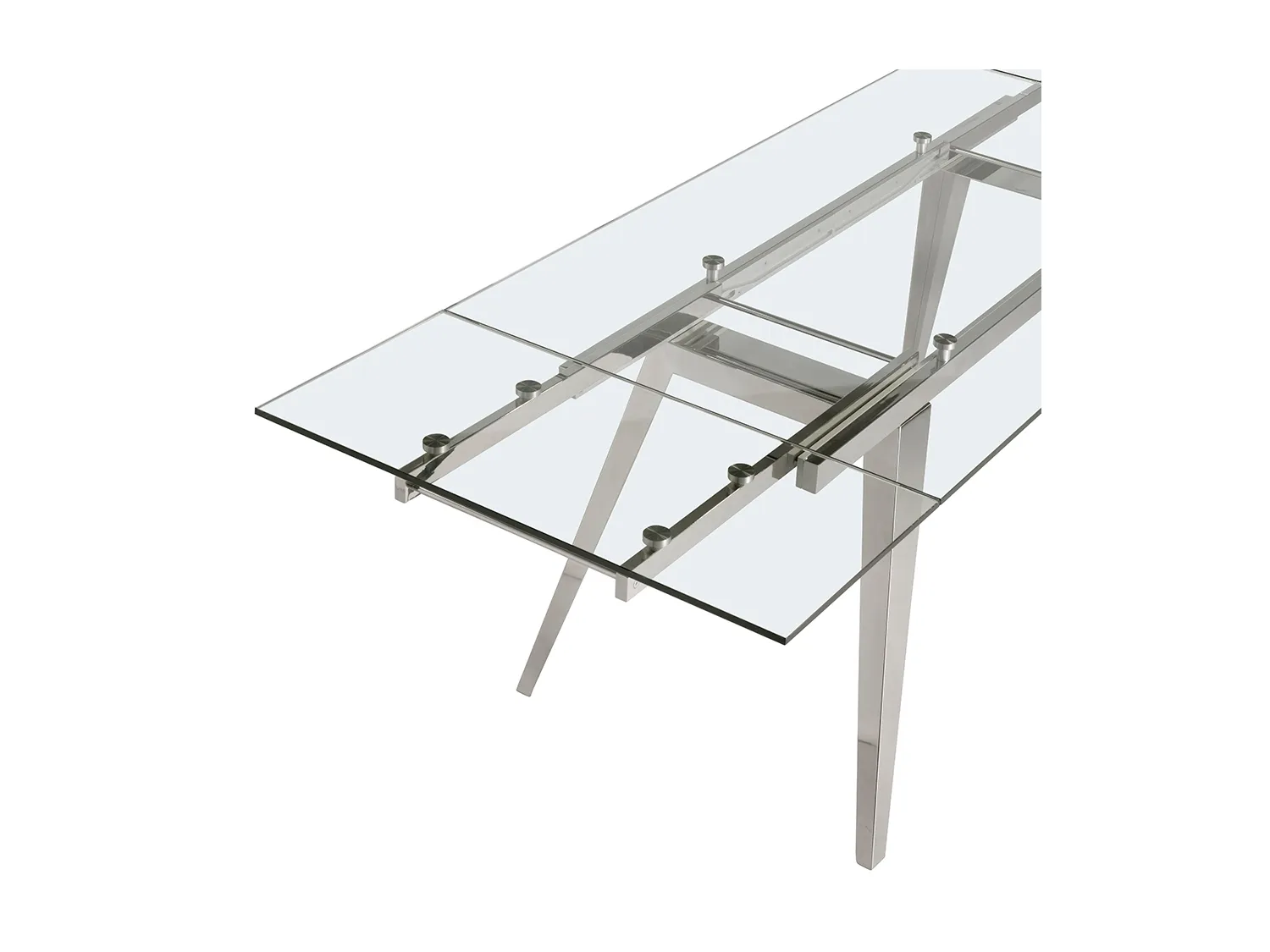 Table manger extensible en verre trempé 1005 ANGEL CERDA