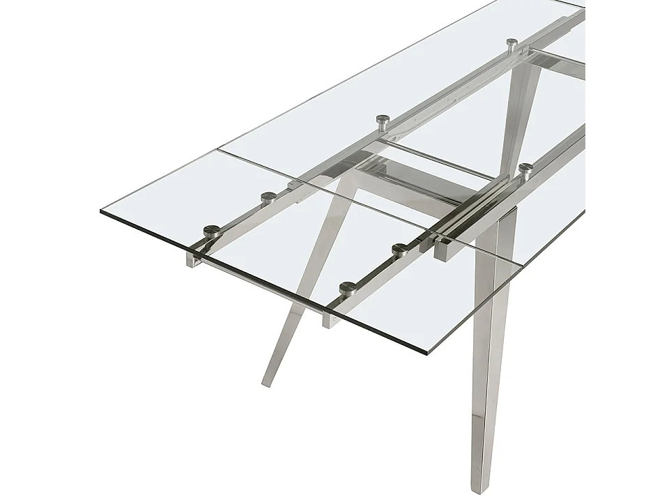 Table manger extensible en verre trempé 1005 ANGEL CERDA