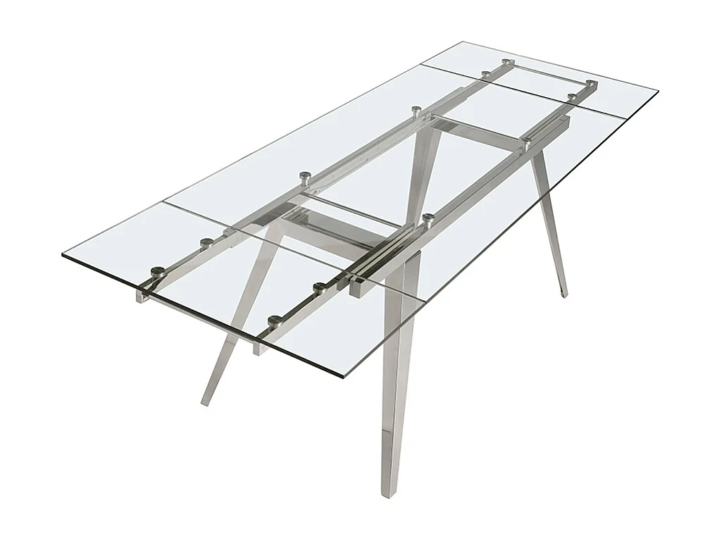 Table manger extensible en verre trempé 1005 ANGEL CERDA