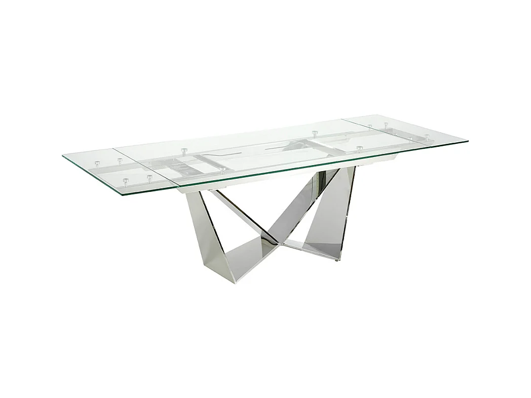 Table à manger extensible en verre 1027 ANGEL CERDA