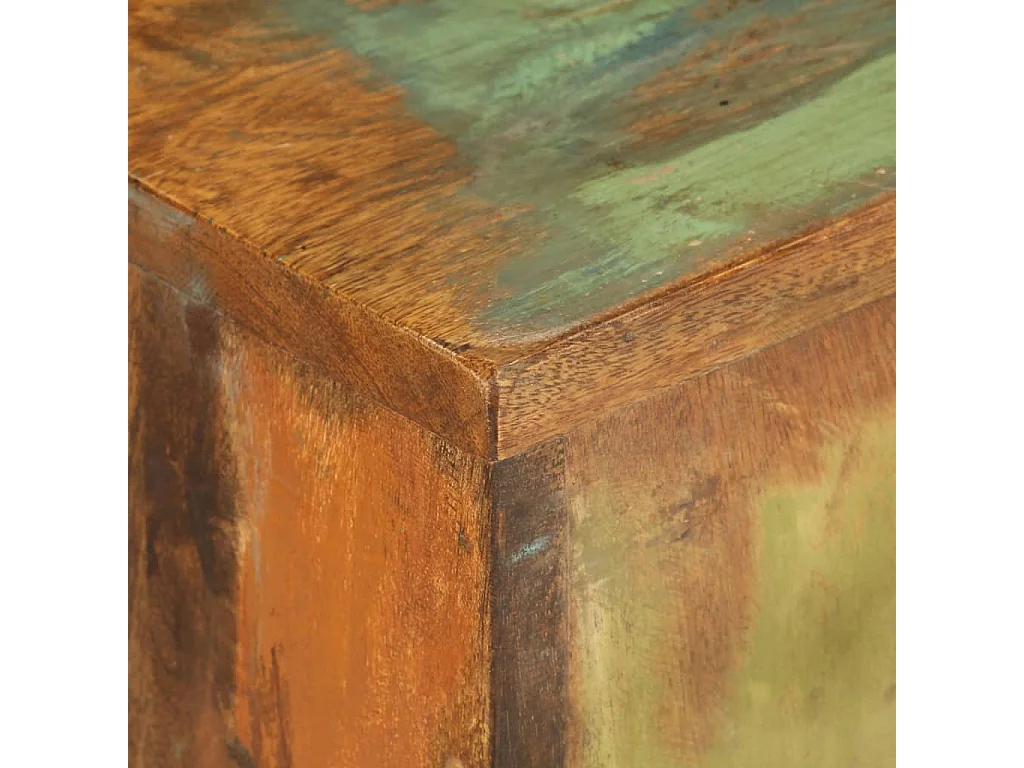 Tables d'appoint 2 pcs Bois de récupération massif