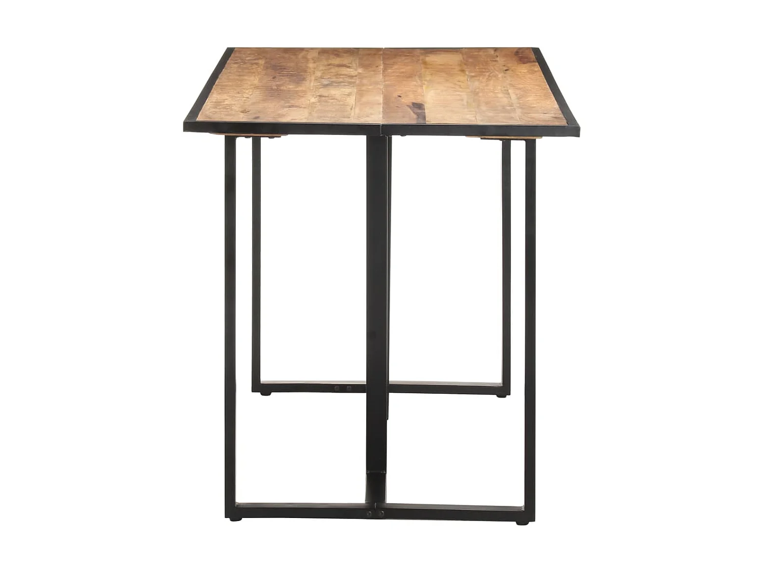 Table de salle à manger 140cm Bois de manguier brut