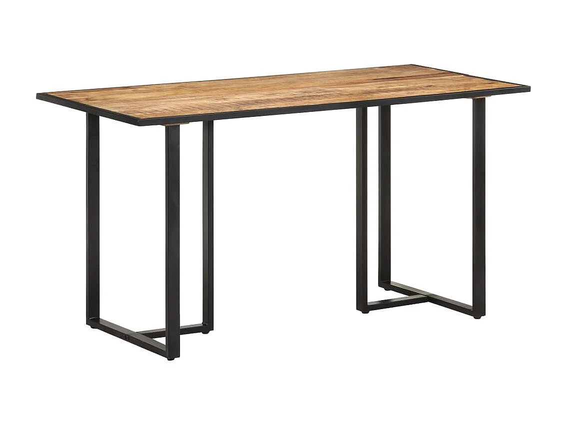 Table de salle à manger 140cm Bois de manguier brut