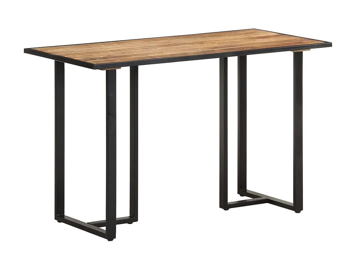 Table de salle à manger 120cm Bois de manguier brut
