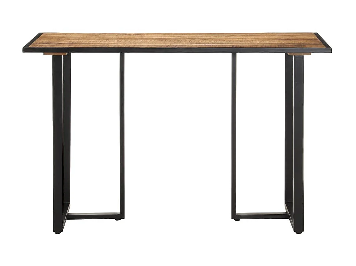 Table de salle à manger 120cm Bois de manguier brut