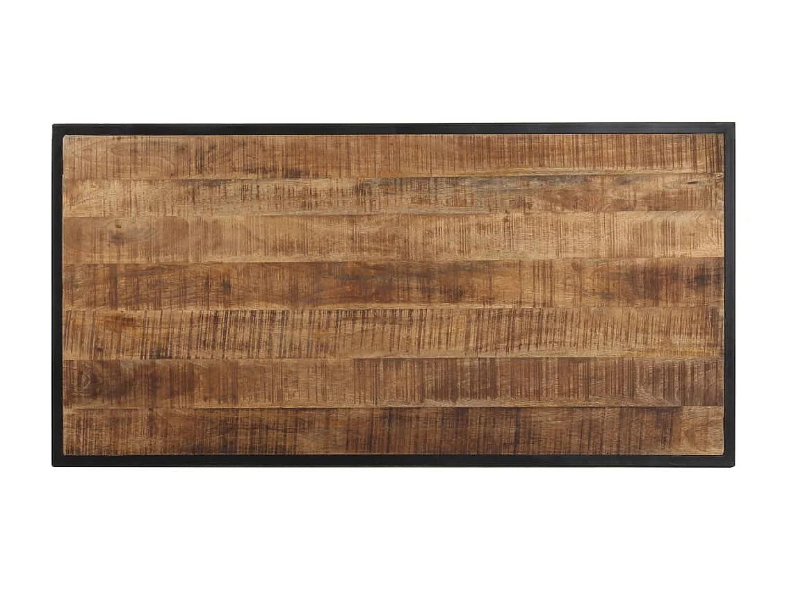 Table de salle à manger 120cm Bois de manguier brut