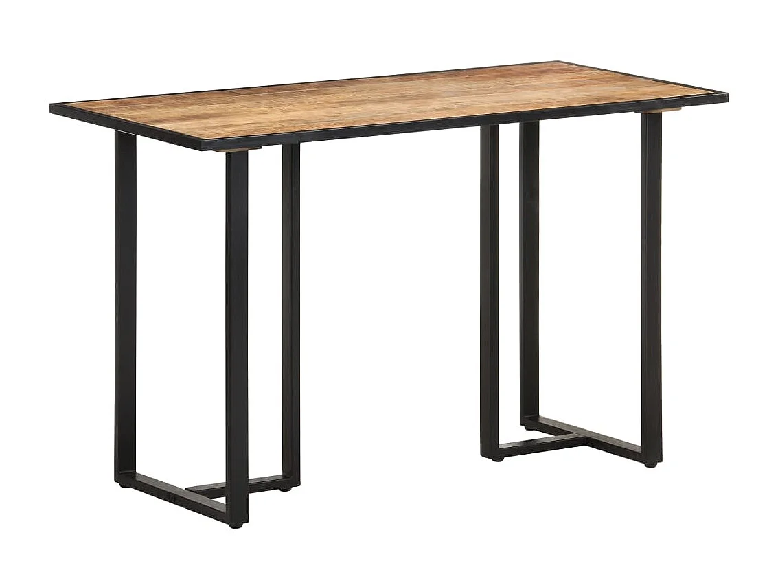 Table de salle à manger 120cm Bois de manguier brut