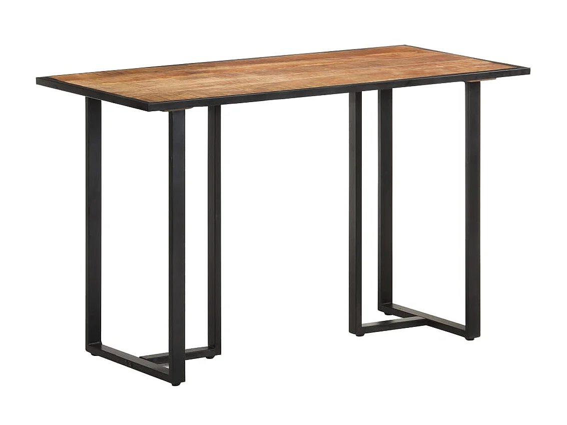 Table de salle à manger 120cm Bois de manguier brut