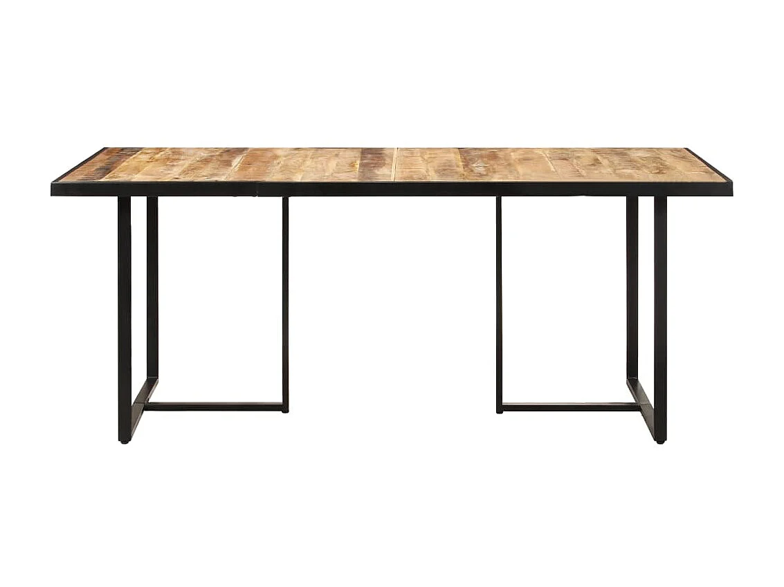 Table de salle à manger 160cm Bois de manguier brut