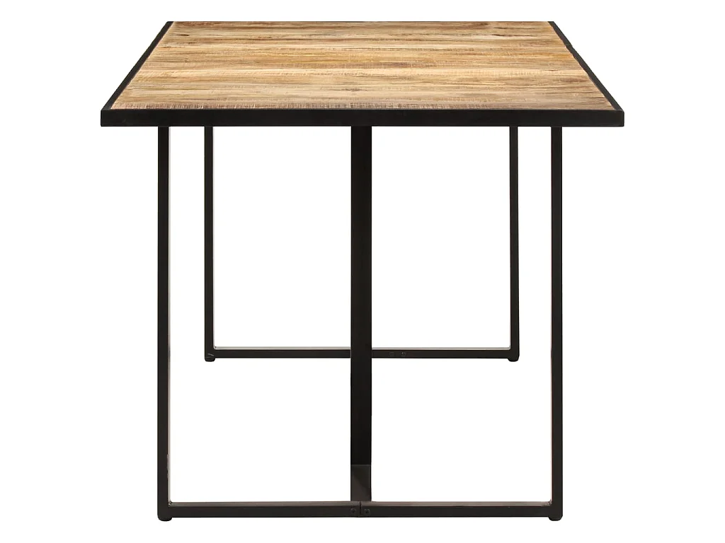 Table de salle à manger 160cm Bois de manguier brut