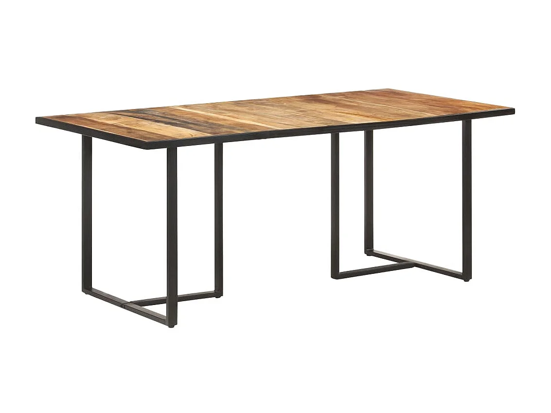 Table de salle à manger 180cm Bois de manguier brut