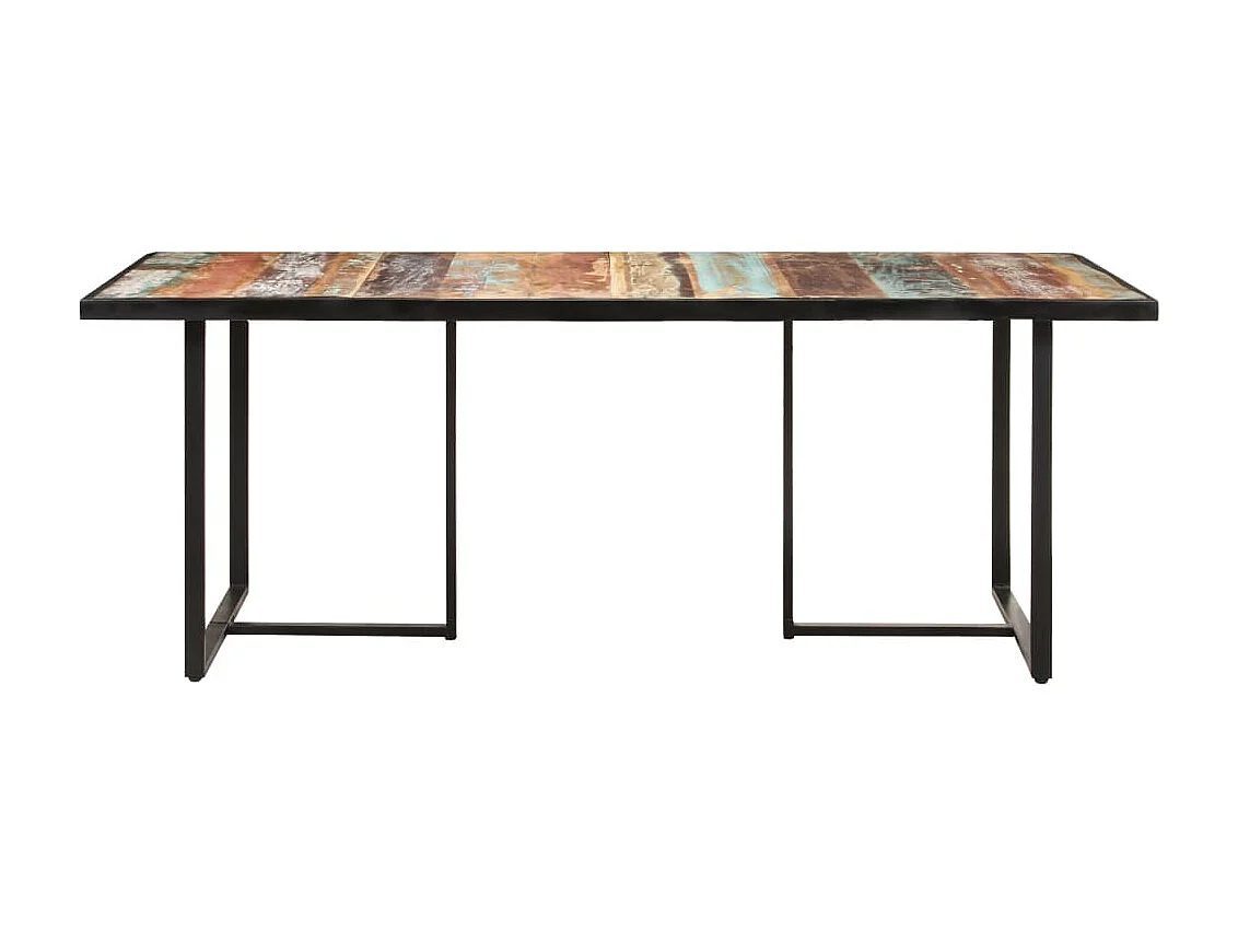 Table de salle à manger 200cm Bois de récupération massif