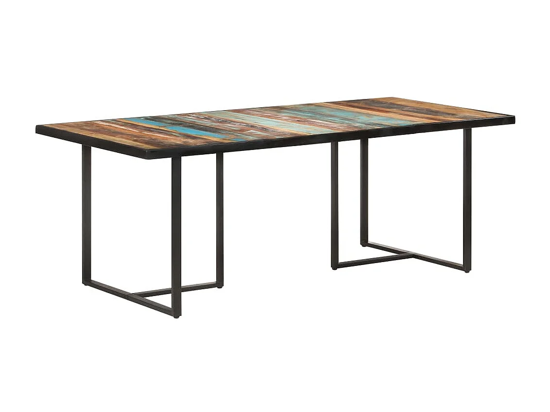 Table de salle à manger 200cm Bois de récupération massif