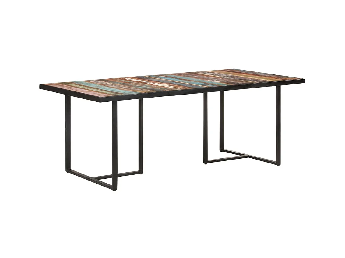 Table de salle à manger 200cm Bois de récupération massif