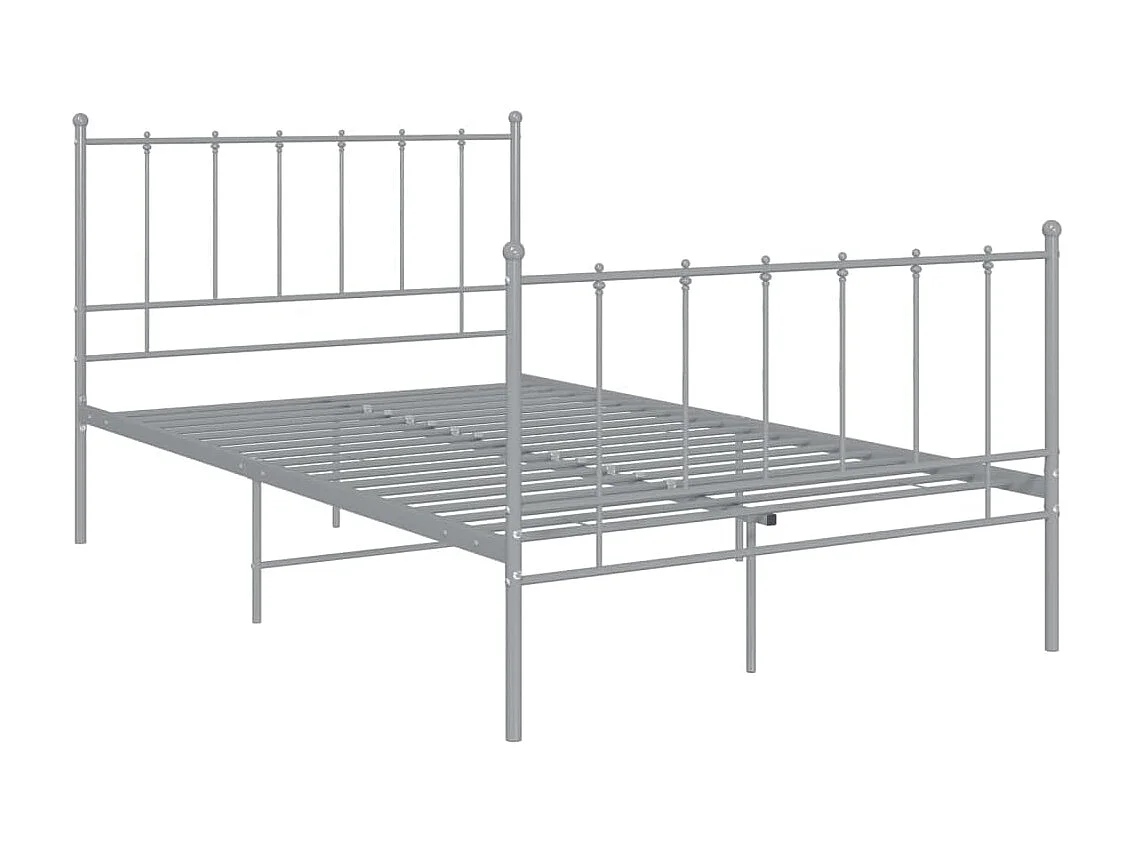 Lit Gris Métal 120x200 5