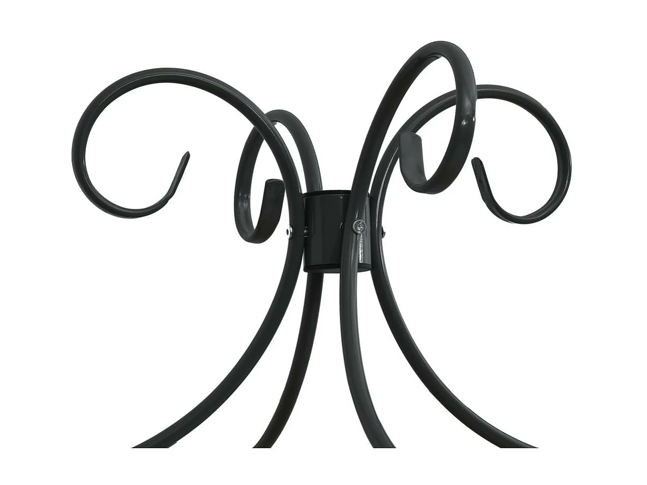 Lit à baldaquin Noir Métal 100x200