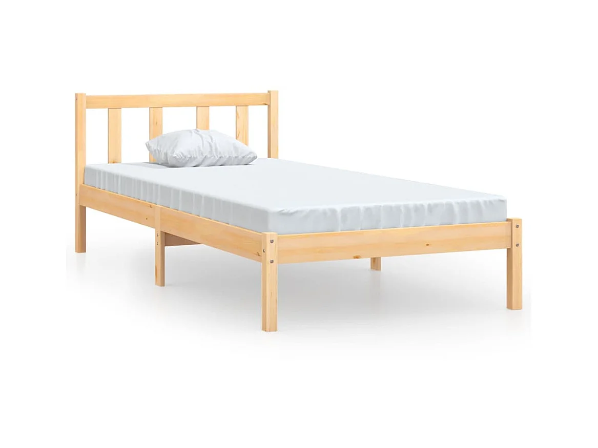 Lit Bois de pin massif 90x190 UK Simple