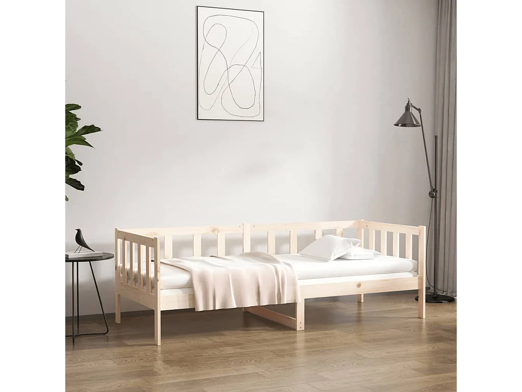 Lit de jour 90x190 Bois de pin massif