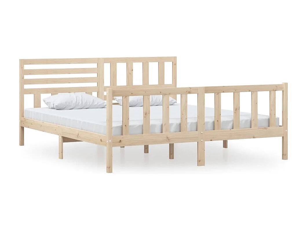 Lit Bois massif 180x200 Super King